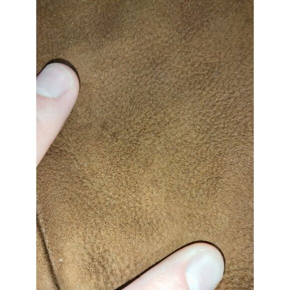 Vtg 90s Polo Ralph Lauren Chocolate Brown Suede Leather Bomber Jacket XXL Flight - Picture 8 of 16